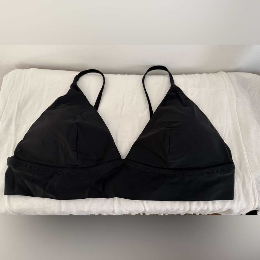 Aerie Black Swim Top Size XXL NWT